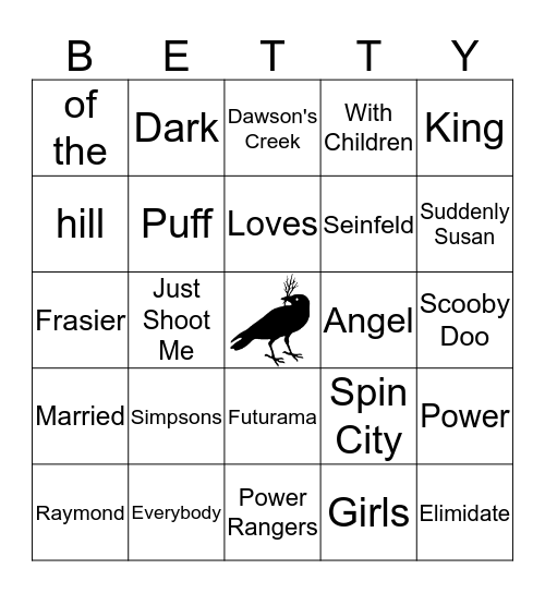 CROW WORKS BINGO Card