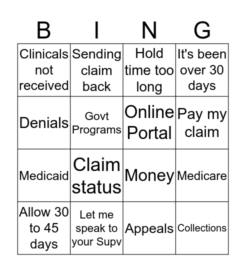 Employee Engagement Bingo Card