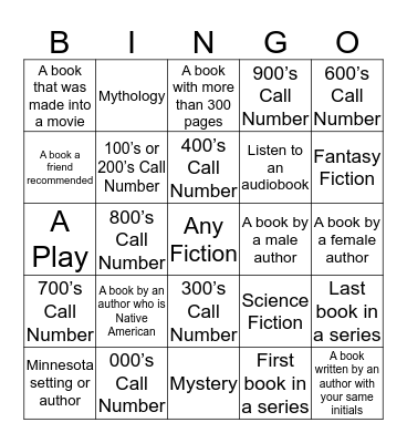 Quarter 4 Classroom Reading Challenge  Bingo Card