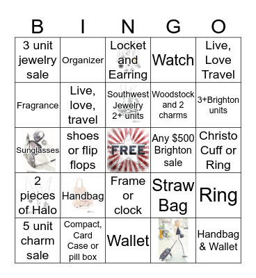 Brighton Bingo Card