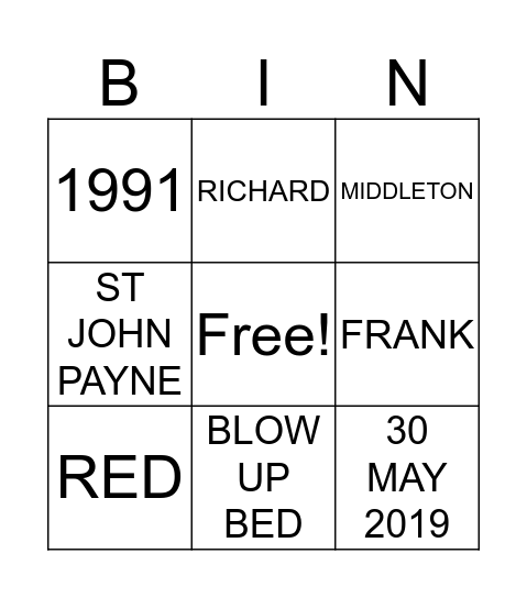 Vicki's Brighton Bingo Babes!!! Bingo Card