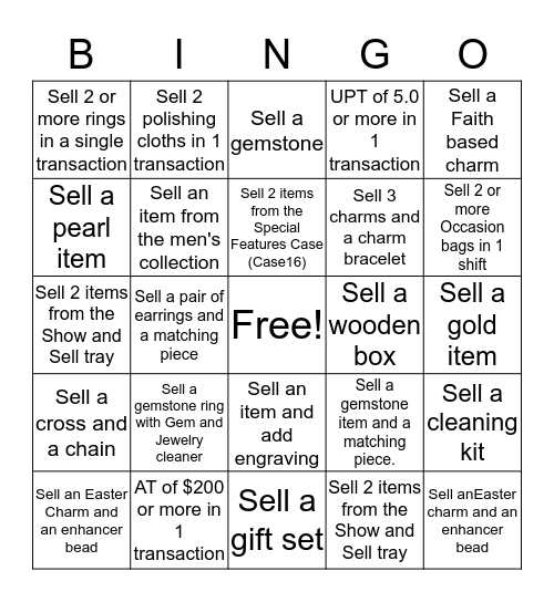 Easterstravaganza Bingo Card