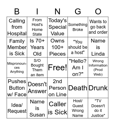 Testimonial Bingo Card
