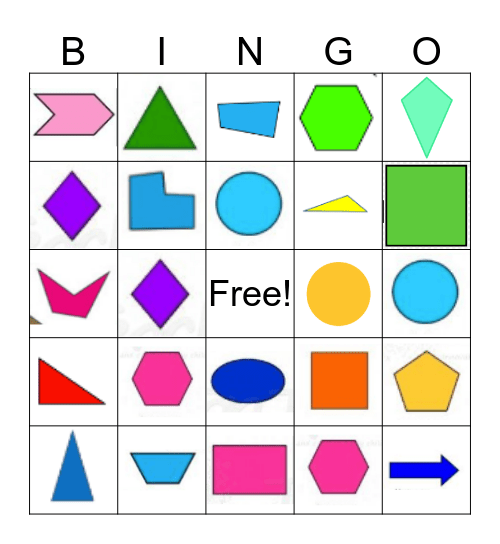 2D and 3D Shapes BINGO Bingo Cards to Download, Print and Customize!🦗 ...