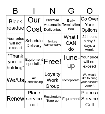 Focus on the DOs Bingo Card