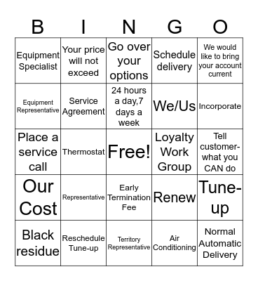 Focus on the DOs Bingo Card