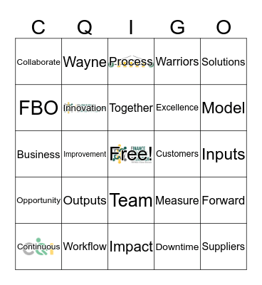 Planning, Assessment & Innovation's CQI April Challenge Bingo Card
