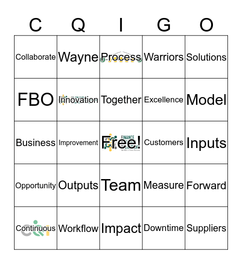 Planning, Assessment & Innovation's CQI April Challenge Bingo Card