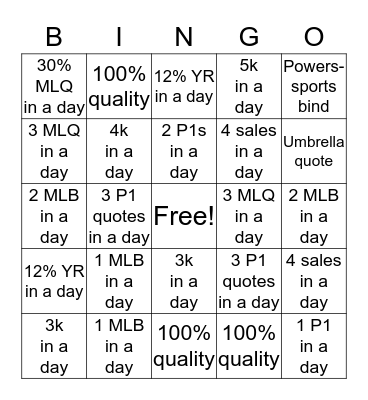 NSS BINGO! Bingo Card