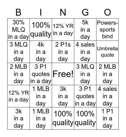 NSS BINGO! Bingo Card