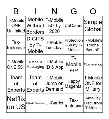 Branding Bingo Card