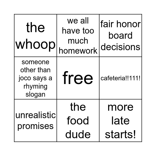 pReFEcT bInGO Card