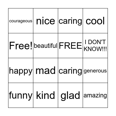 Happy Birthday Mrs. Butters Bingo Card