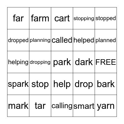 CARE 3.4 Bingo Card