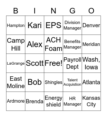 Atlas Bingo Card