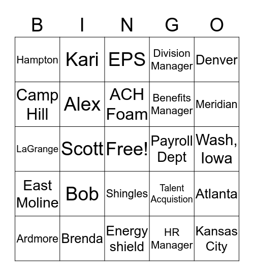 Atlas Bingo Card