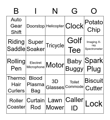 Inventions by Black Inventors Bingo Card