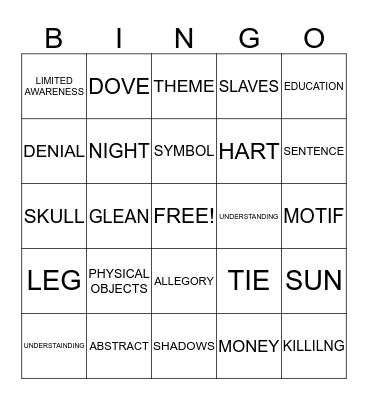 symbolim Bingo Card