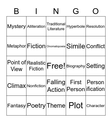 Beach Ball & A Book BINGO Card