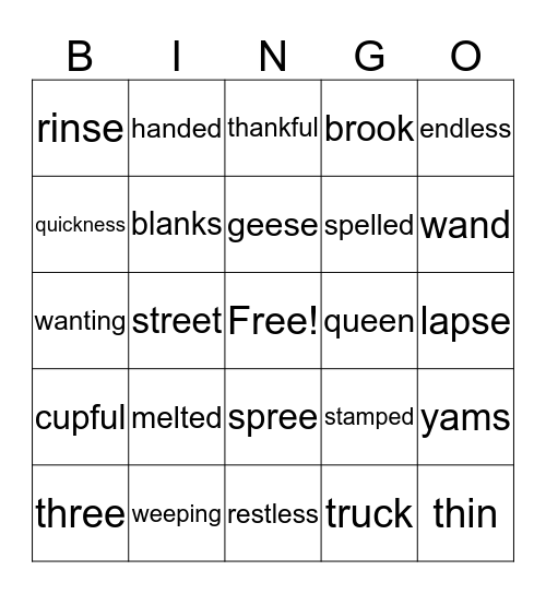 Mastery Check 2 Bingo Card