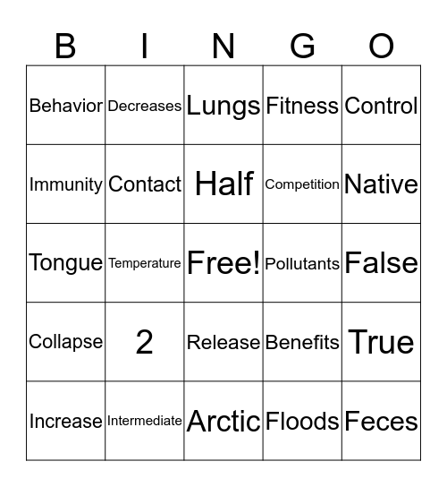 Parasite Bingo! Bingo Card