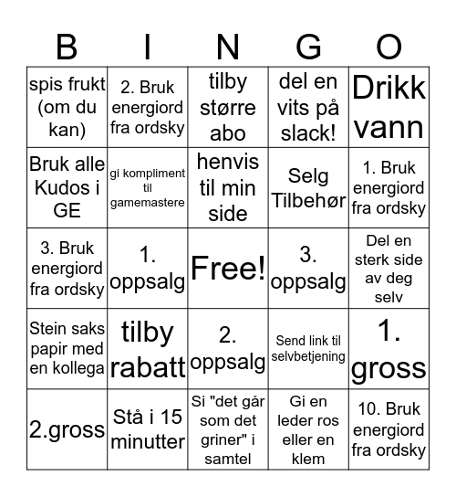 !Påskebingoquiz! Bingo Card