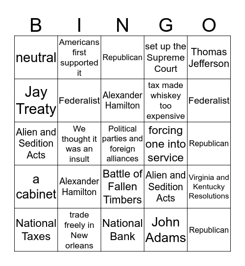 Growing Nation Bingo Card