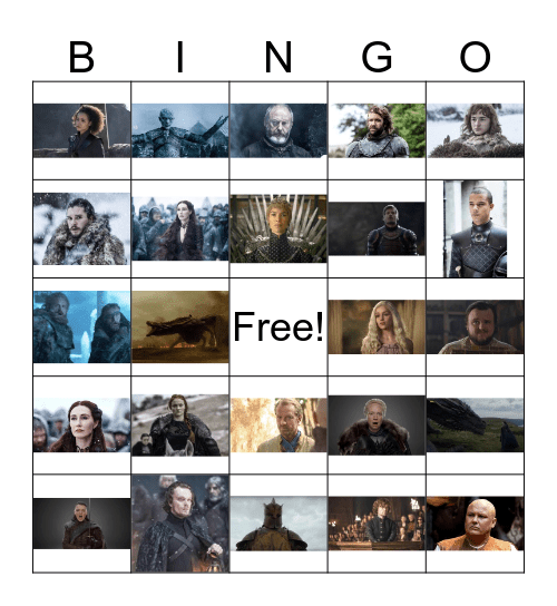 DEATH BY BINGO Card