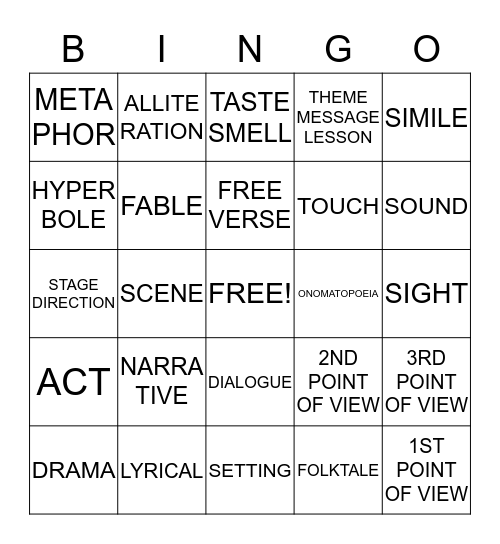 PUT ON YOUR THINKING CAP Bingo Card