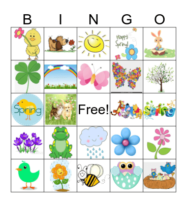 SPRING IS HERE! Bingo Card