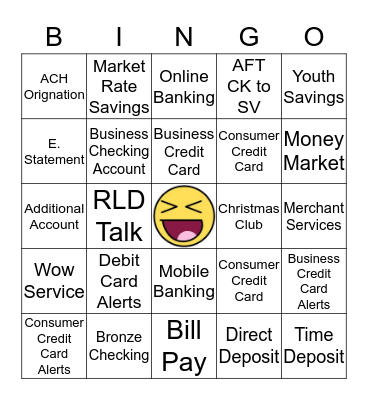 Referrals Bingo Card