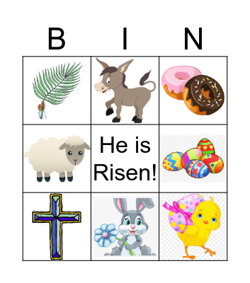 Happy Easter! Bingo Card