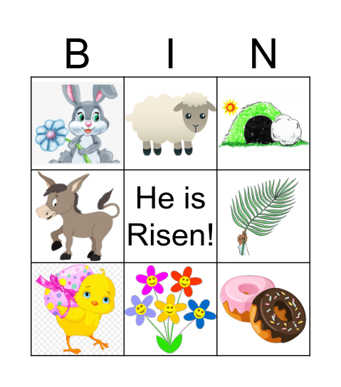 Happy Easter! Bingo Card