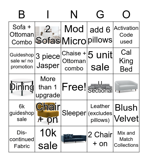 Buddy Bingo Card