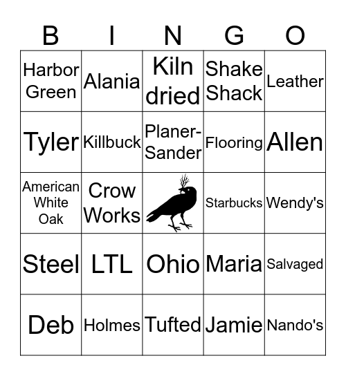 BETTY BINGO Card
