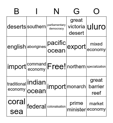 hunter Bingo Card