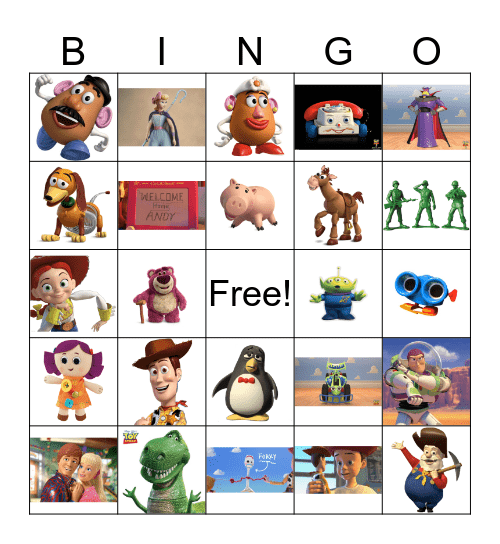 Aysia's Story Bingo Card