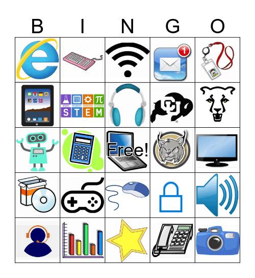 University of Colorado: University Information System Bingo Card