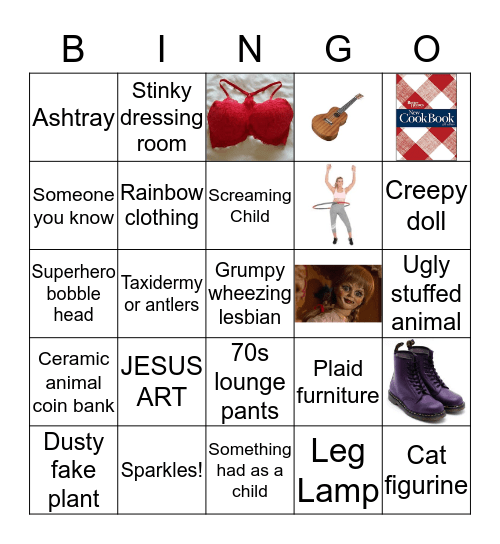 Goodwill Bingo Card