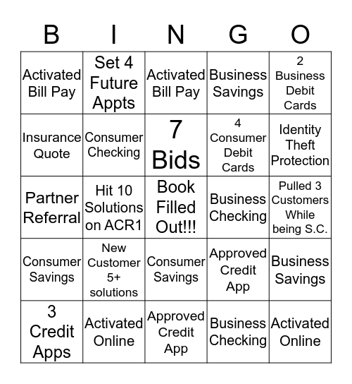 Platform Bingo Card