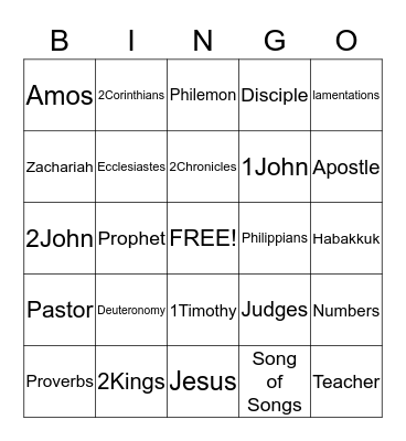 Women's Forum Bingo Card