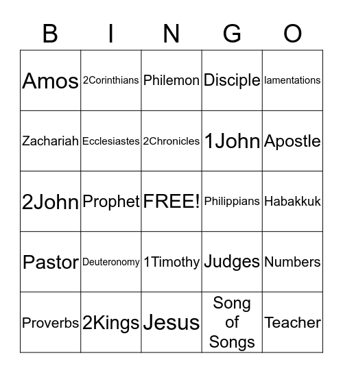 Women's Forum Bingo Card