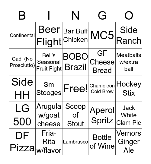 VIA 313 Server BINGO Card