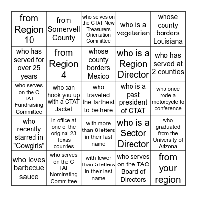 CAN YOU FIND SOMEONE... Bingo Card