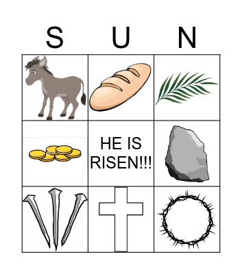 EASTER Bingo Card