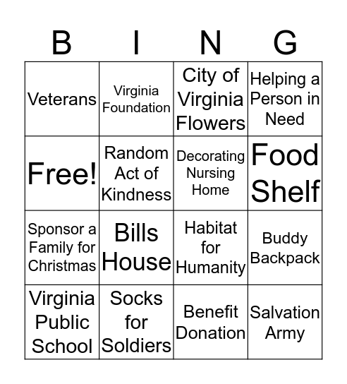 Alpha Psi Bingo Card