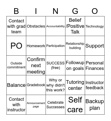 RETENTION MEETING MADNESS! Bingo Card