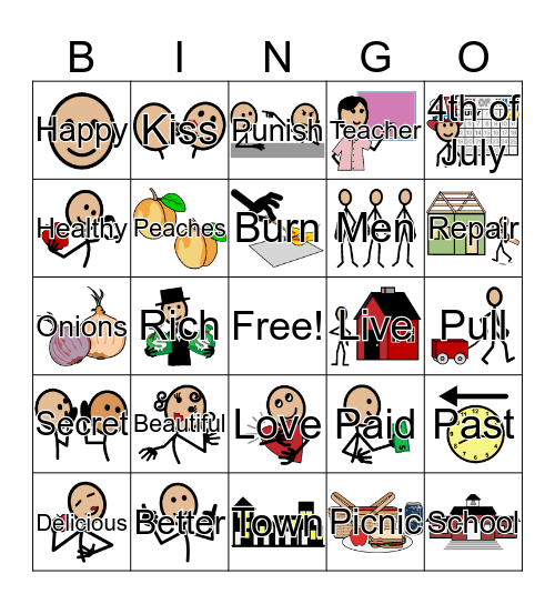 Chapter 6 Bingo Card