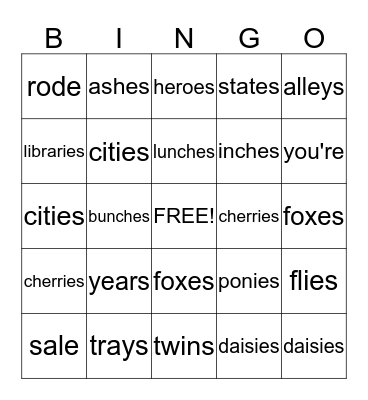 My Very Own Room Bingo Card