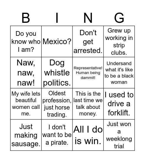 Schiffer BINGO Card